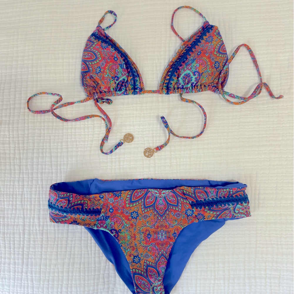 Luli Fama Bikini size Small top / Large bottom